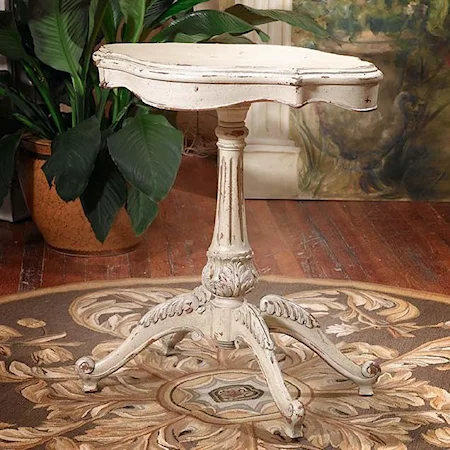 Small Pedestal End Table